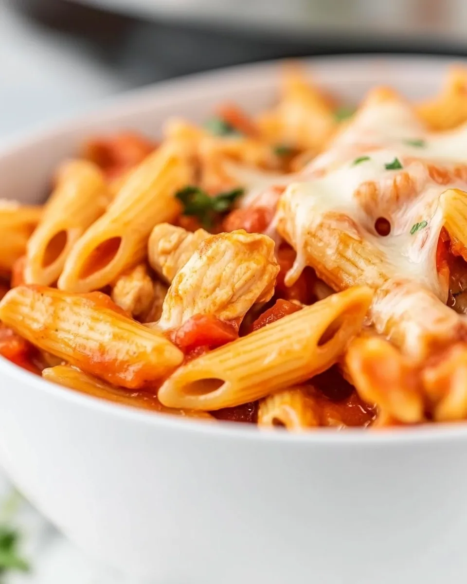 Classic One Pot Chicken Parmesan Pasta image
