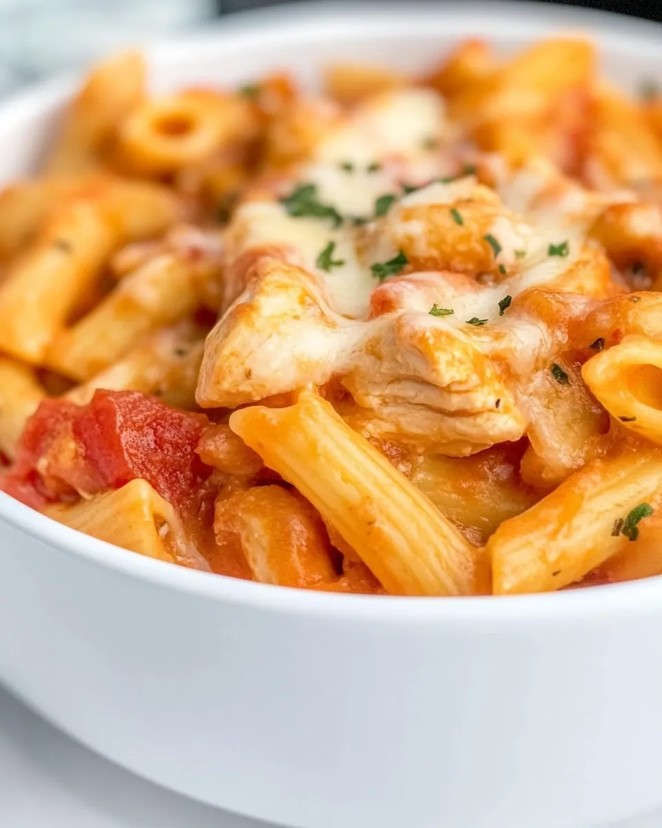 Easy One Pot Chicken Parmesan Pasta recipe photo