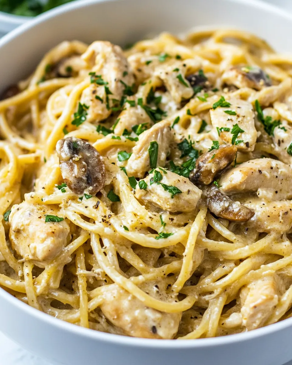 Homemade One Pot Chicken Tetrazzini photo
