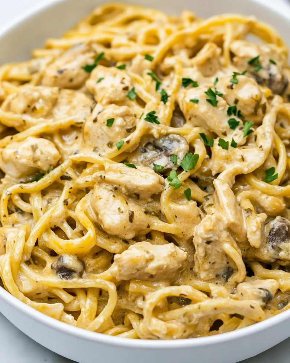 Classic One Pot Chicken Tetrazzini image