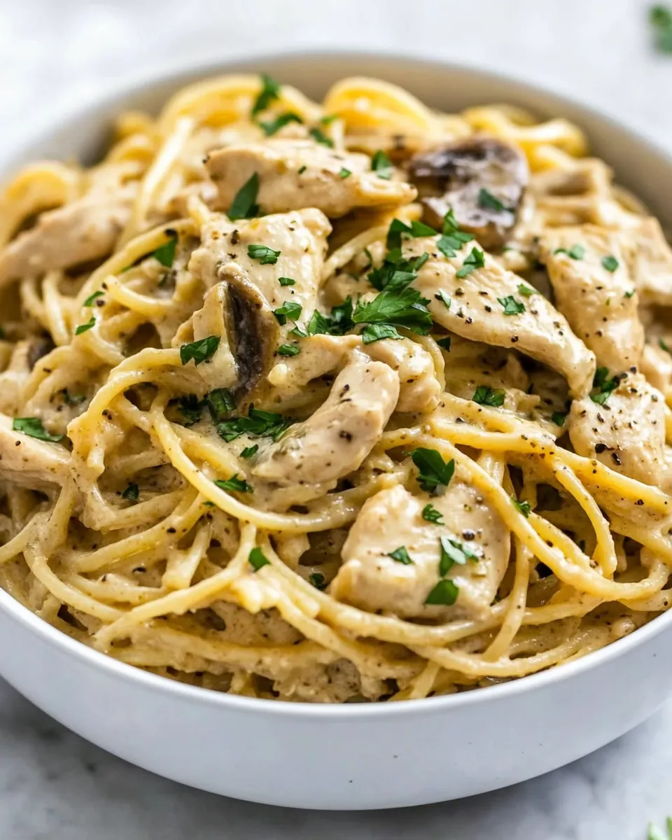 Easy One Pot Chicken Tetrazzini recipe photo