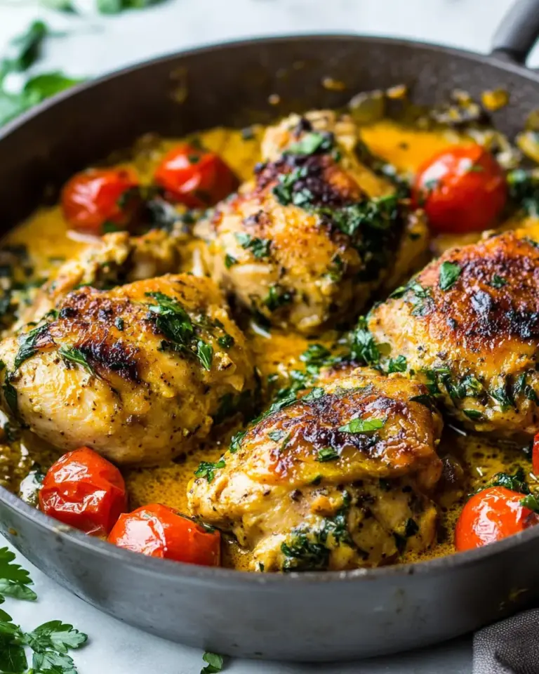 Easy One Pot Creamy Tuscan Chicken (Paleo, Keto, Whole30) photo