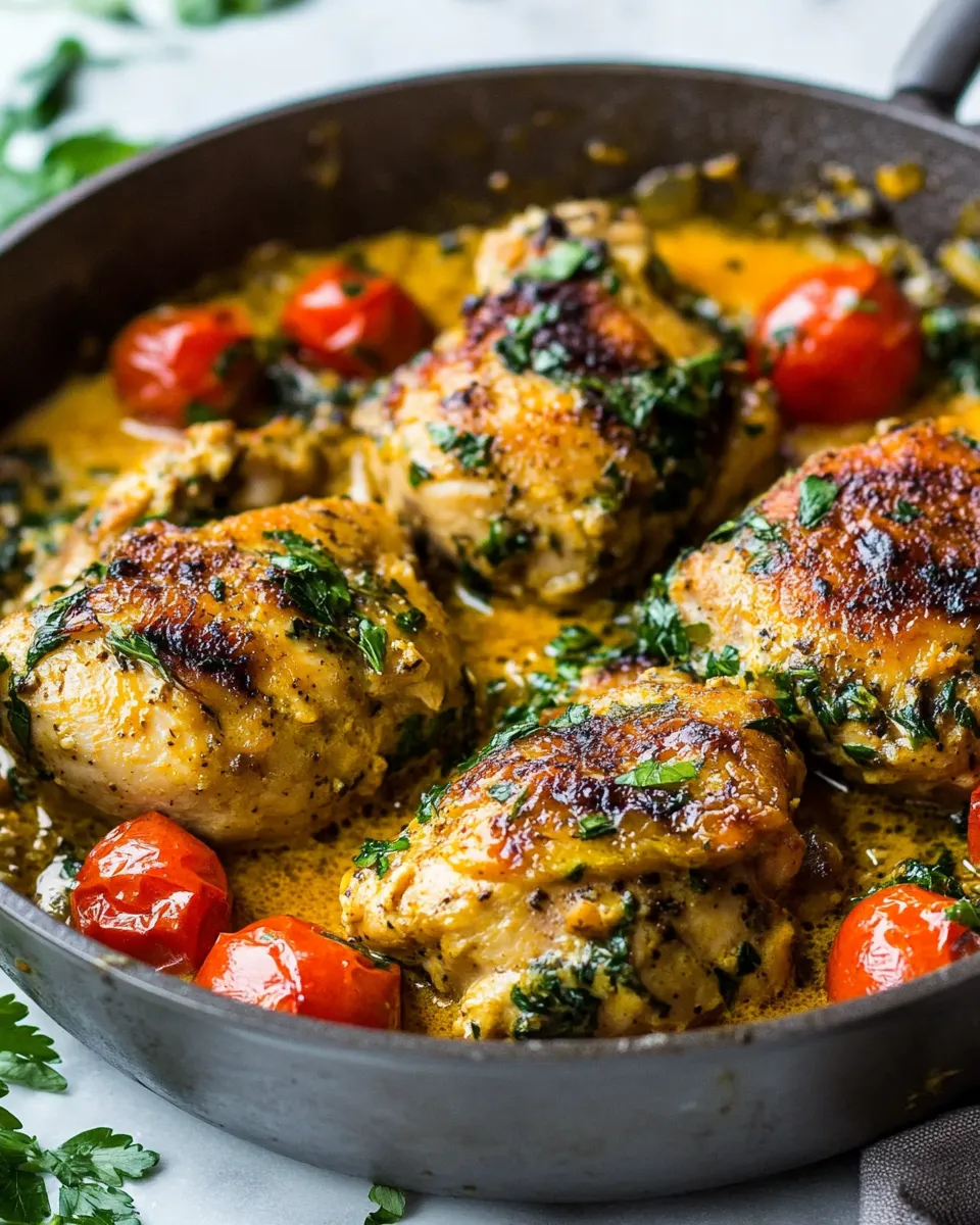 Easy One Pot Creamy Tuscan Chicken (Paleo, Keto, Whole30) photo