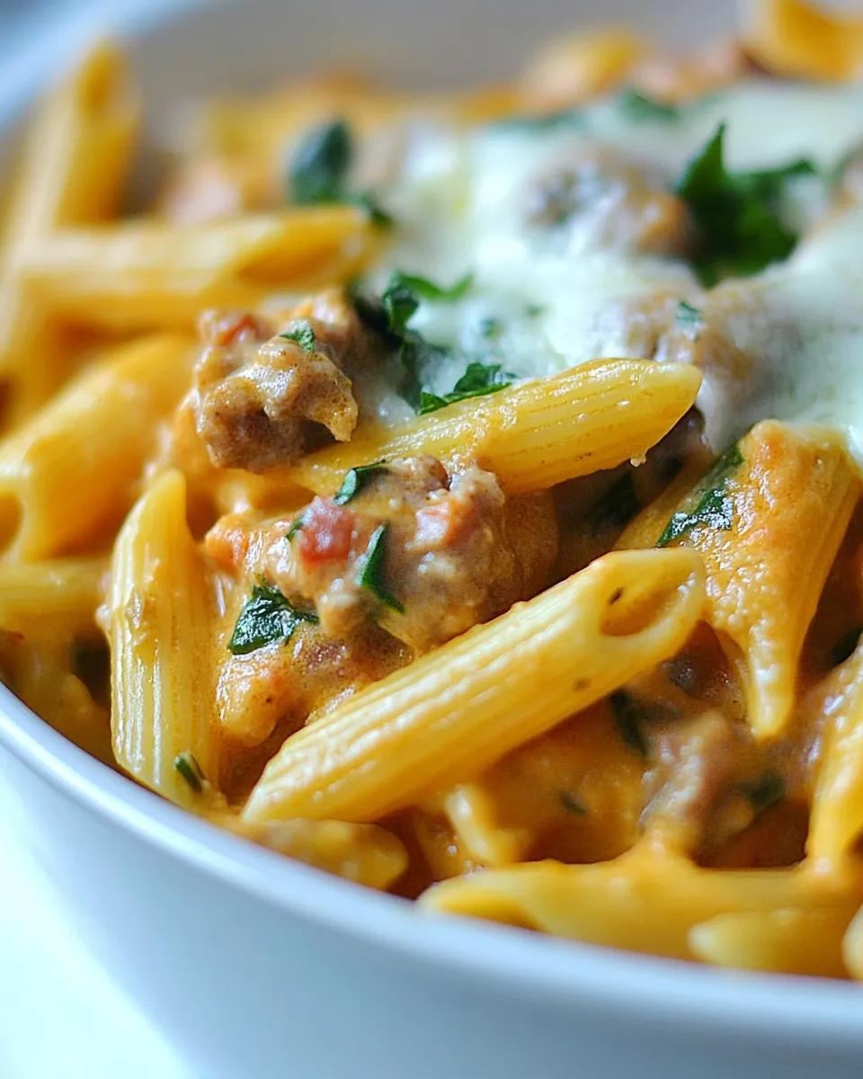 Homemade One Pot Penne Pasta Recipe photo