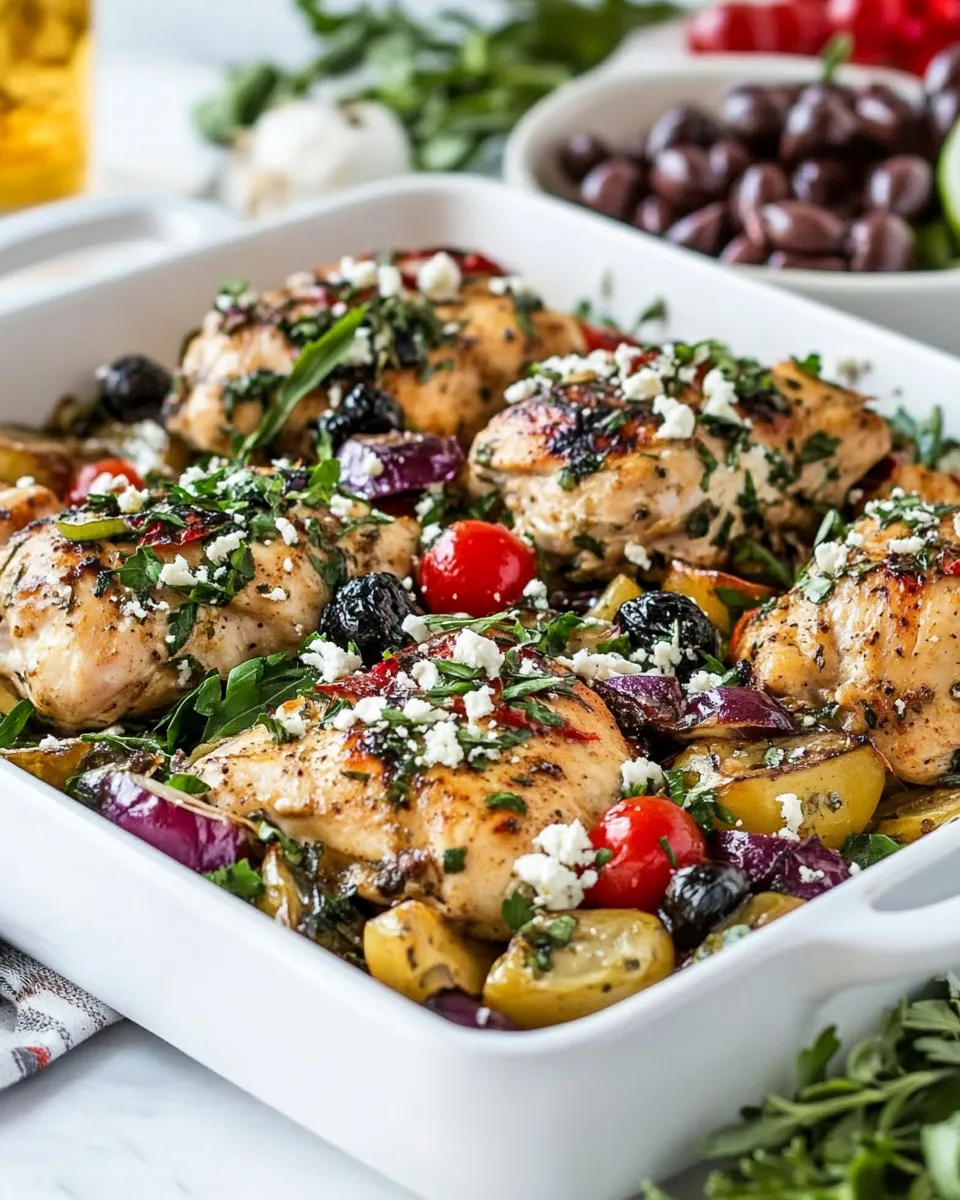 Quick One Skillet Greek Chicken recipe photo