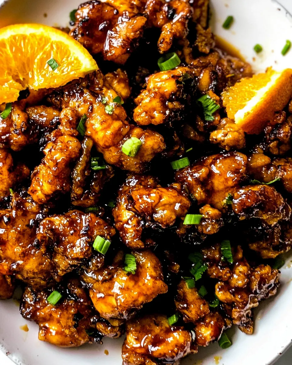 Delicious Orange Chicken (Panda Express Copycat) shot