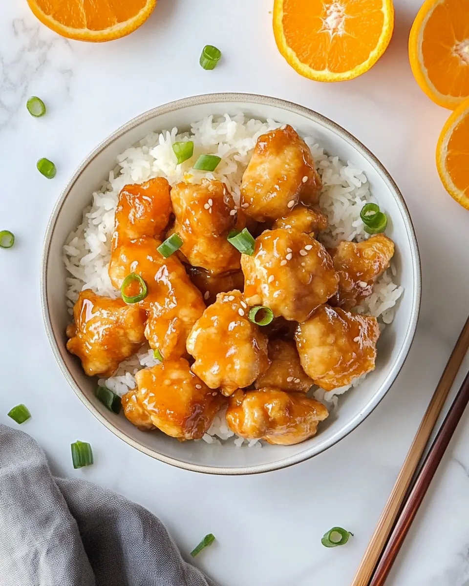 Delicious Orange Chicken Recipe dish photo