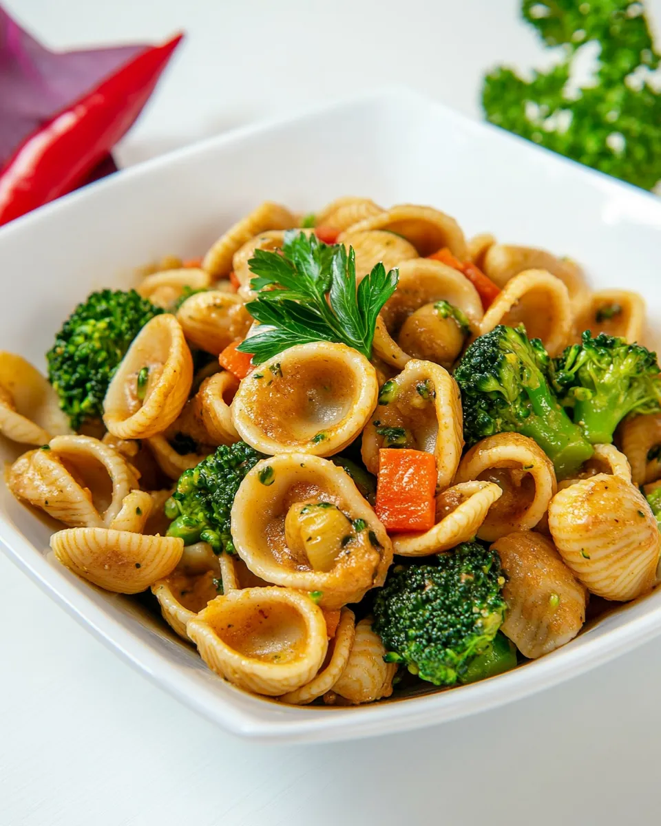 Delicious Orecchiette Pasta with Broccoli shot