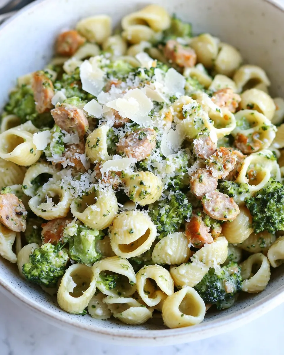 Easy Orecchiette Pasta with Chicken Sausage and Broccoli recipe photo