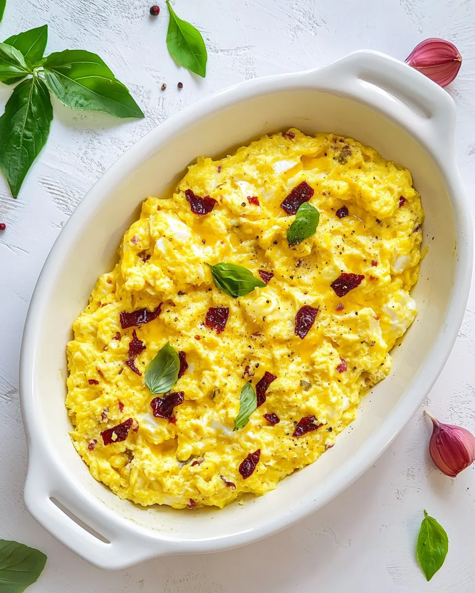 Classic Oven-Baked Scrambled Eggs image
