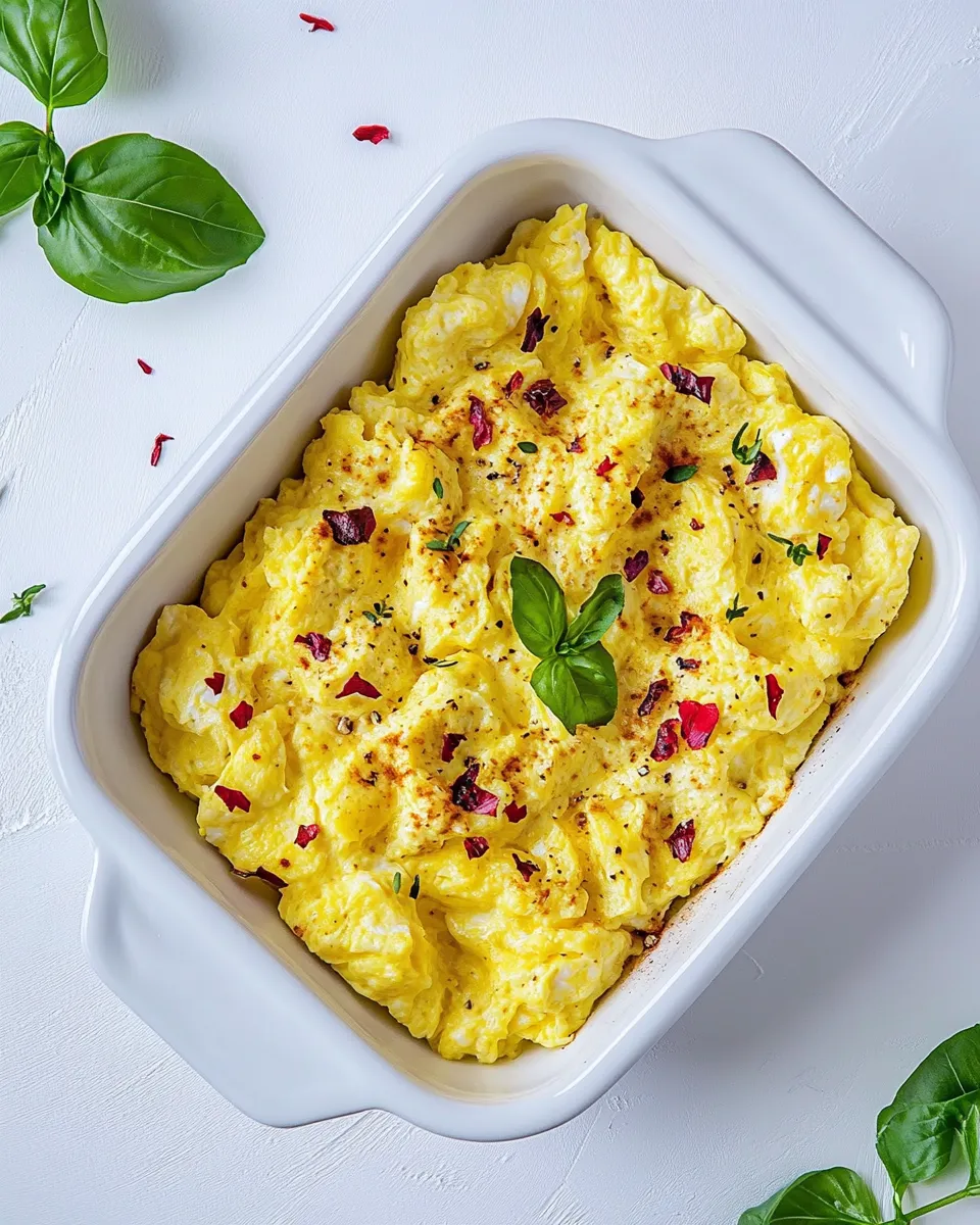 Delicious Oven-Baked Scrambled Eggs dish photo