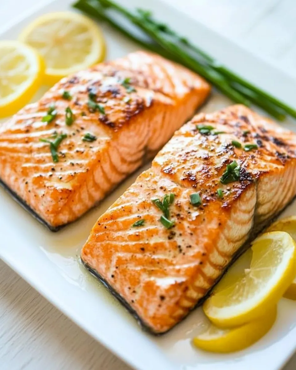 Delicious Oven-Grilled Salmon shot