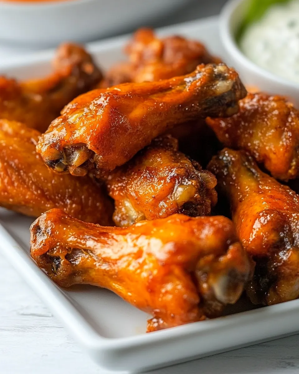 Easy Oven Baked Chicken Wings recipe photo