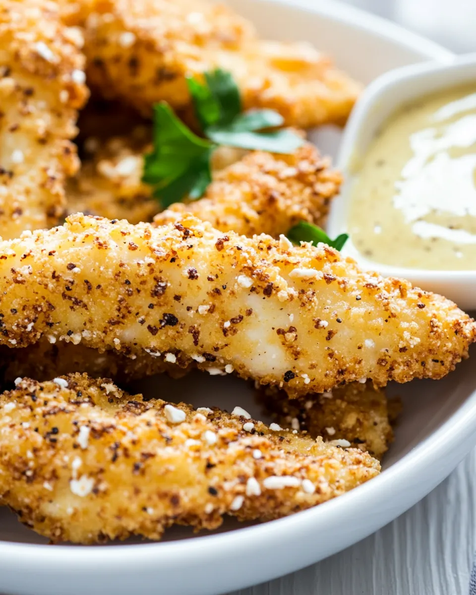 Homemade Oven Baked Crispy Pretzel Coated Chicken Fingers photo