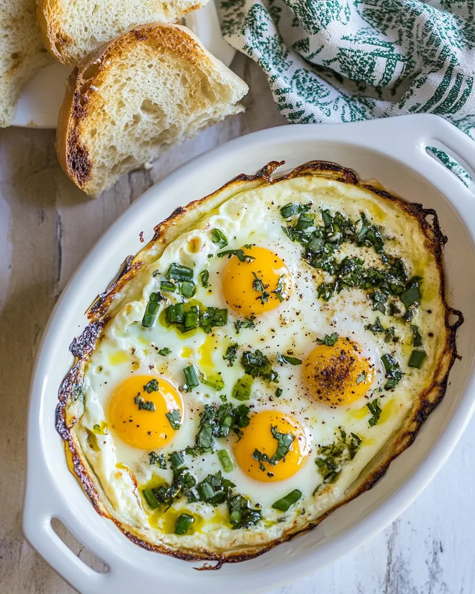 Classic Oven Baked Eggs recipe image