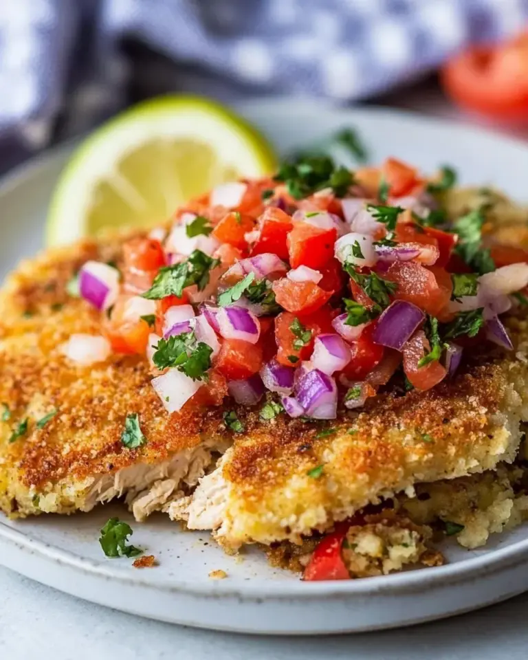 Homemade Oven Baked Mexican Chicken Schnitzel photo
