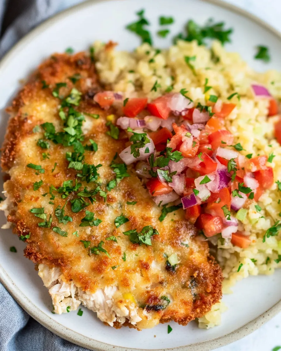Best Oven Baked Mexican Chicken Schnitzel dish photo