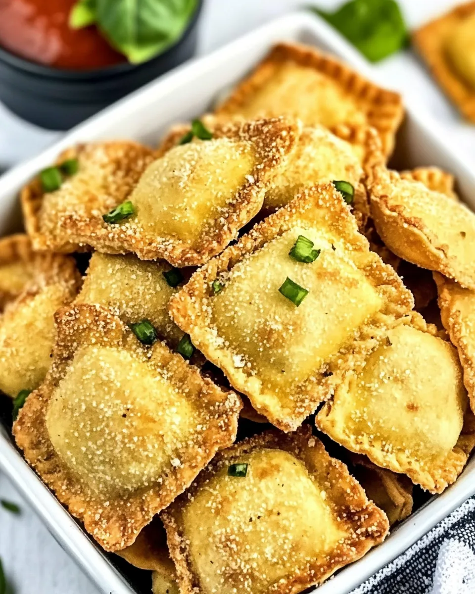 Classic Oven Toasted Ravioli (Air Fryer or Oven) image