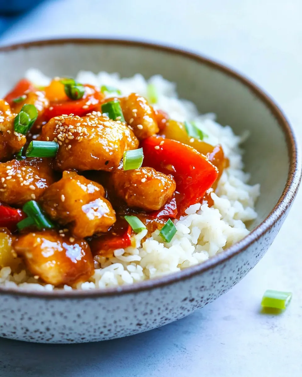 Classic Paleo Gluten-Free Healthy Sweet-and-Sour Chicken image