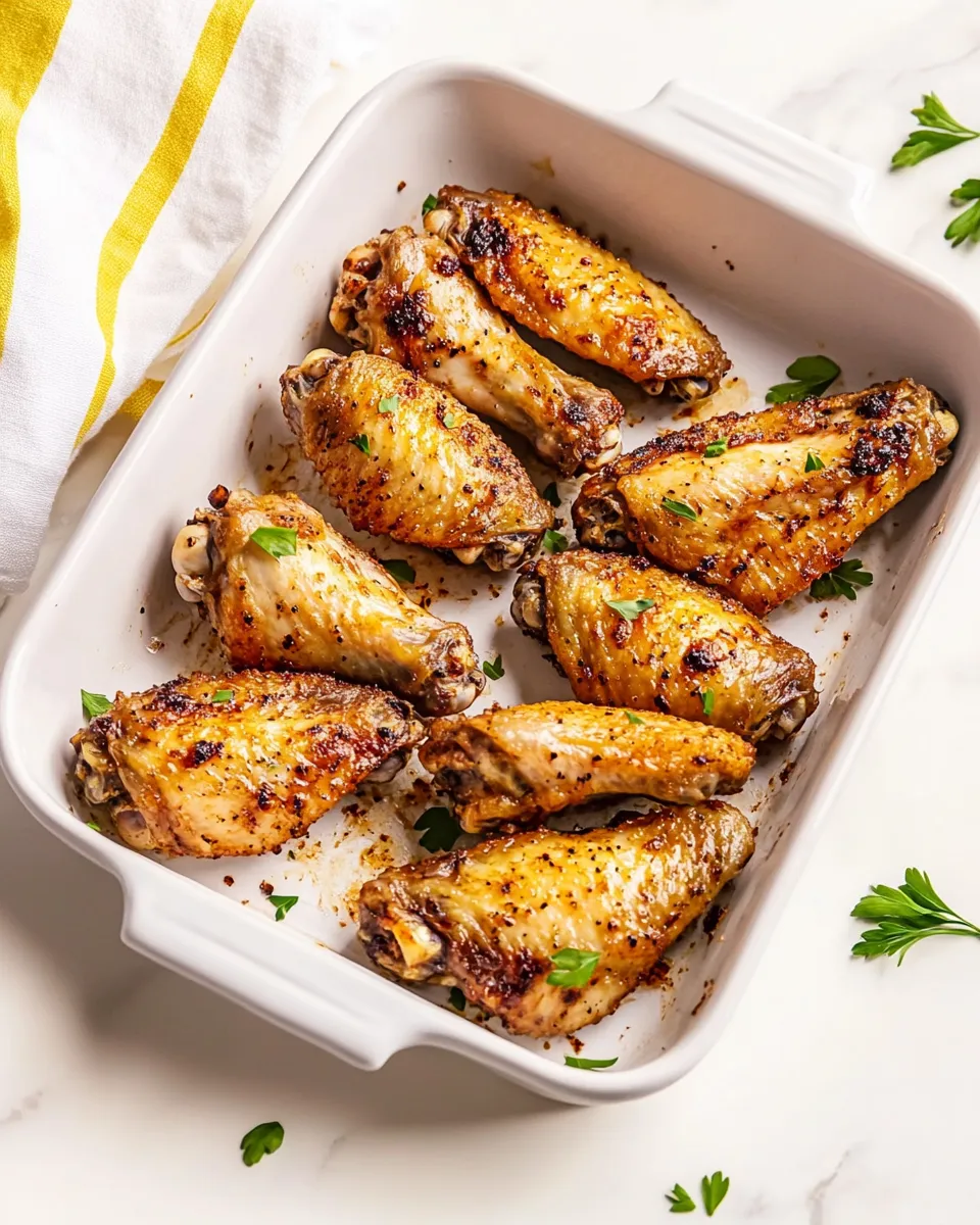 Classic Pan-Fried Chicken Wings recipe image