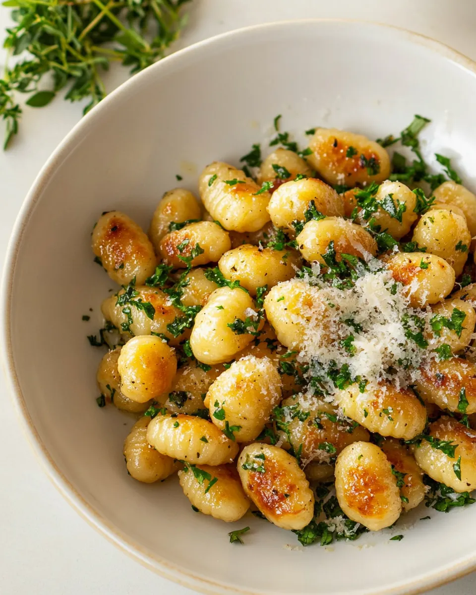 Classic Pan Fried Gnocchi image
