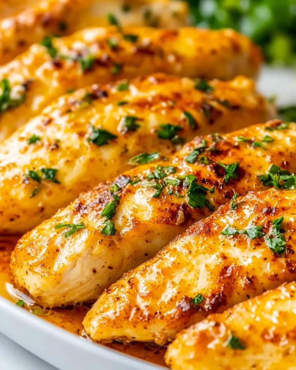 Delicious Pan Seared Chicken Tenderloins shot