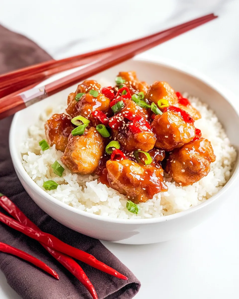 Easy Panda Express Hot Orange Chicken recipe photo