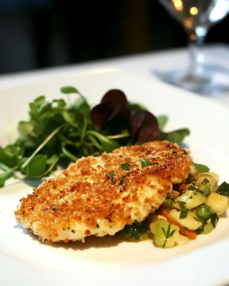Homemade Panko-Coated Chicken Schnitzel photo