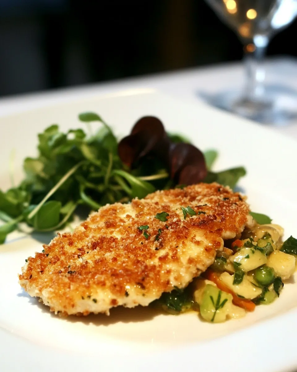 Homemade Panko-Coated Chicken Schnitzel photo
