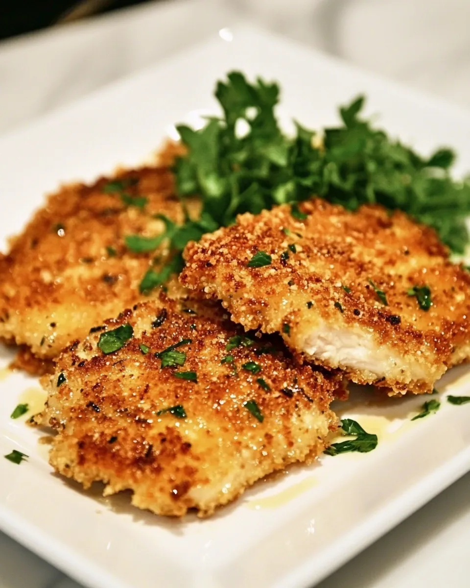 Easy Panko-Coated Chicken Schnitzel dish photo