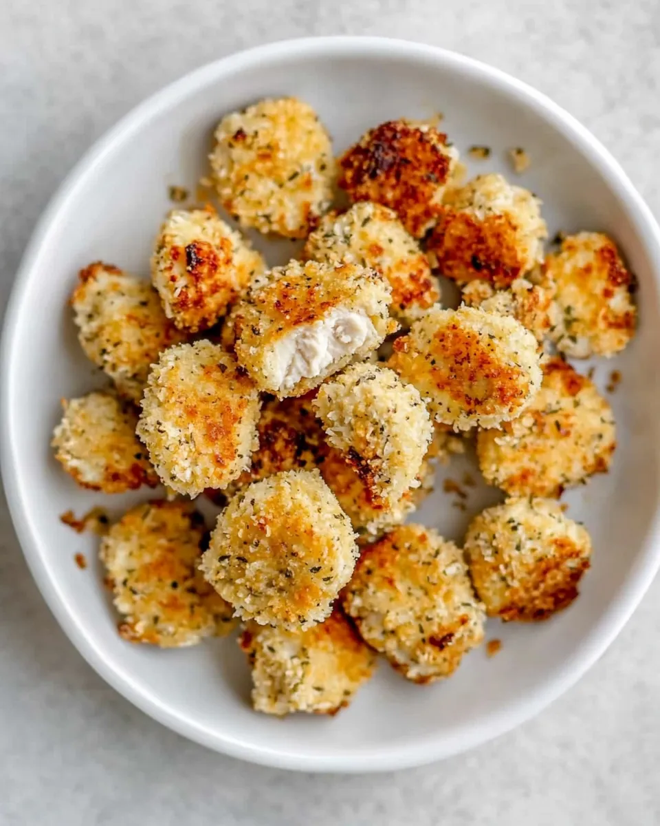 Homemade Parmesan Baked Chicken Nuggets photo