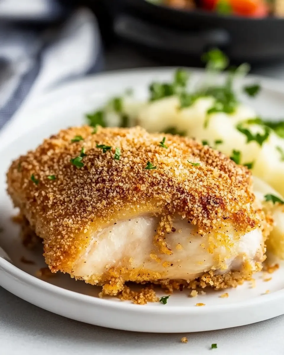 Homemade Parmesan Crusted Air Fryer Chicken Thighs recipe image