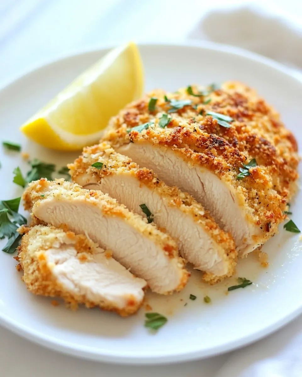 Classic Parmesan Crusted Chicken Recipe image