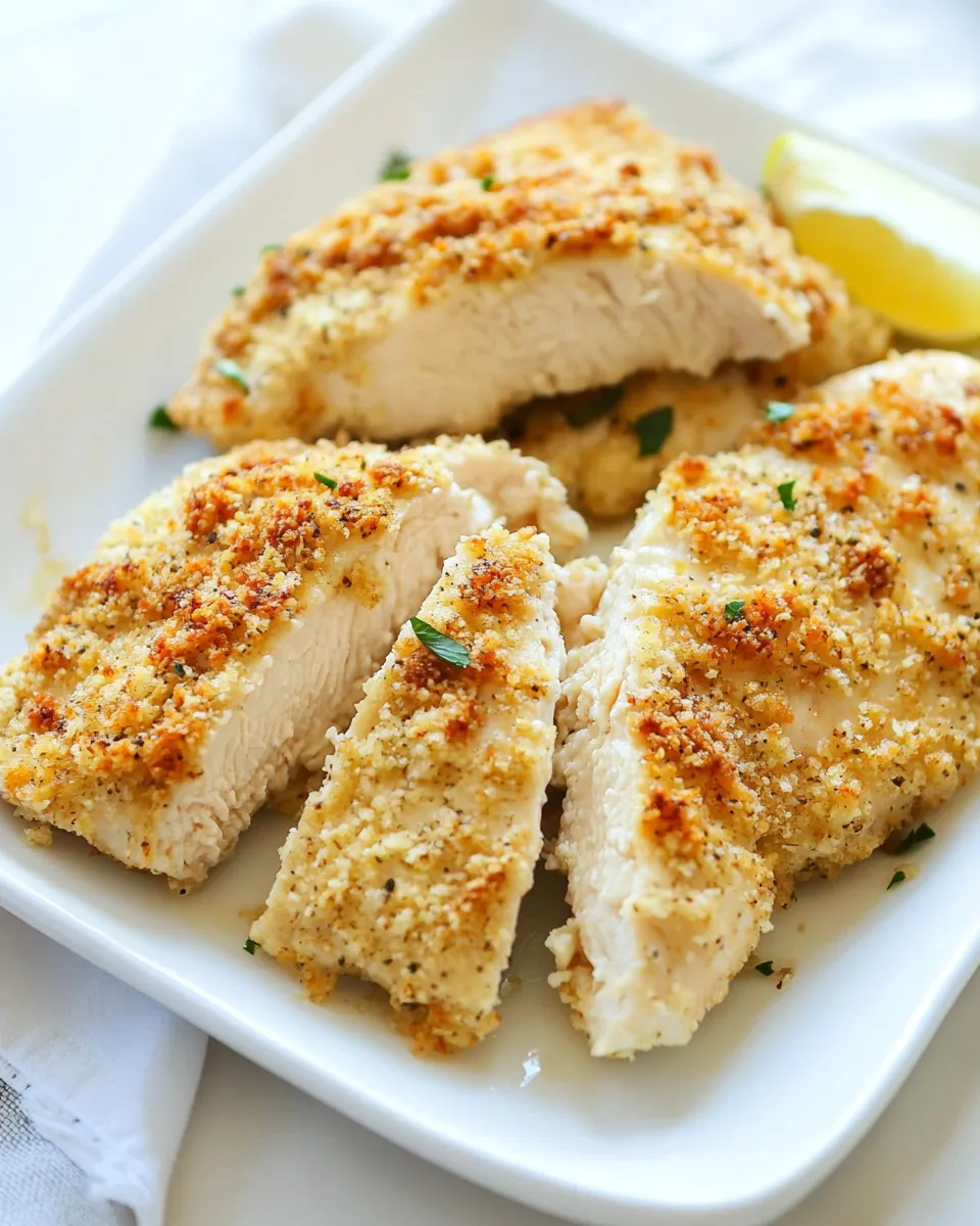 Easy Parmesan Crusted Chicken Recipe recipe photo