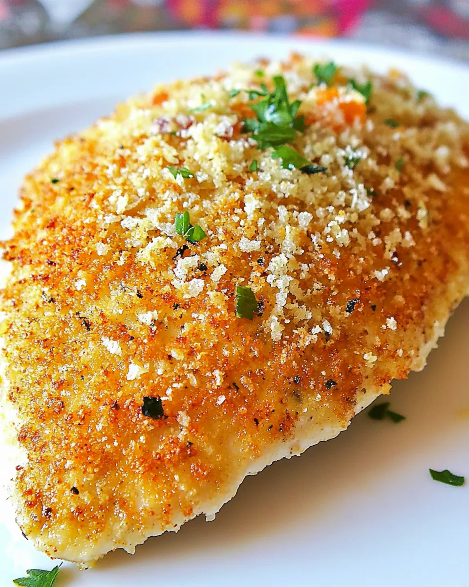 Delicious Parmesan Panko Breaded Chicken dish photo