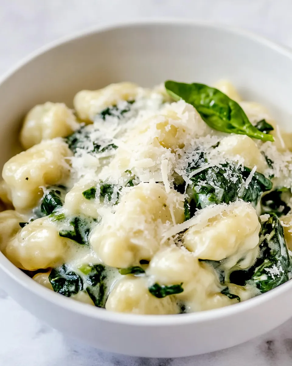 Classic Parmesan Spinach Gnocchi image