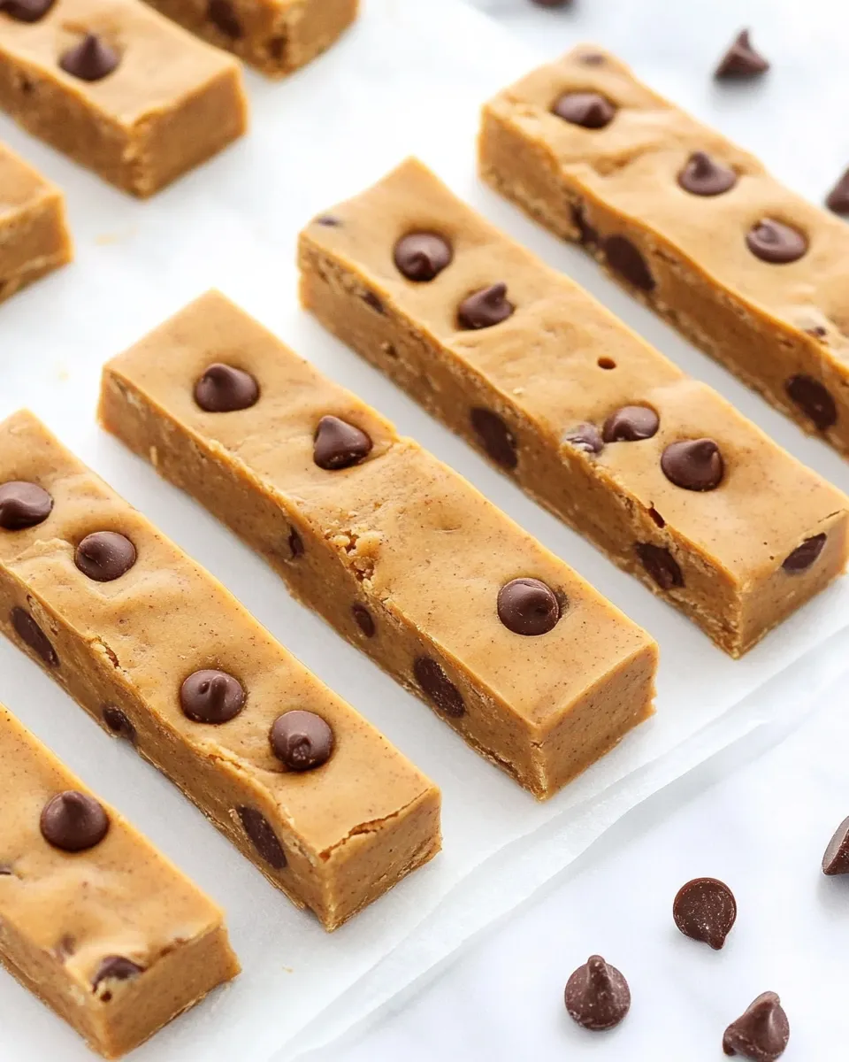Easy Peanut Butter Protein Bars food shot