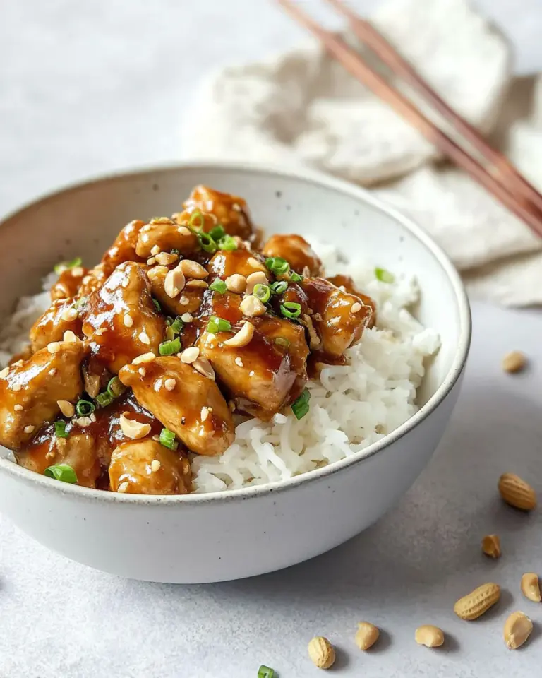 Homemade Peanut Chicken Recipe photo
