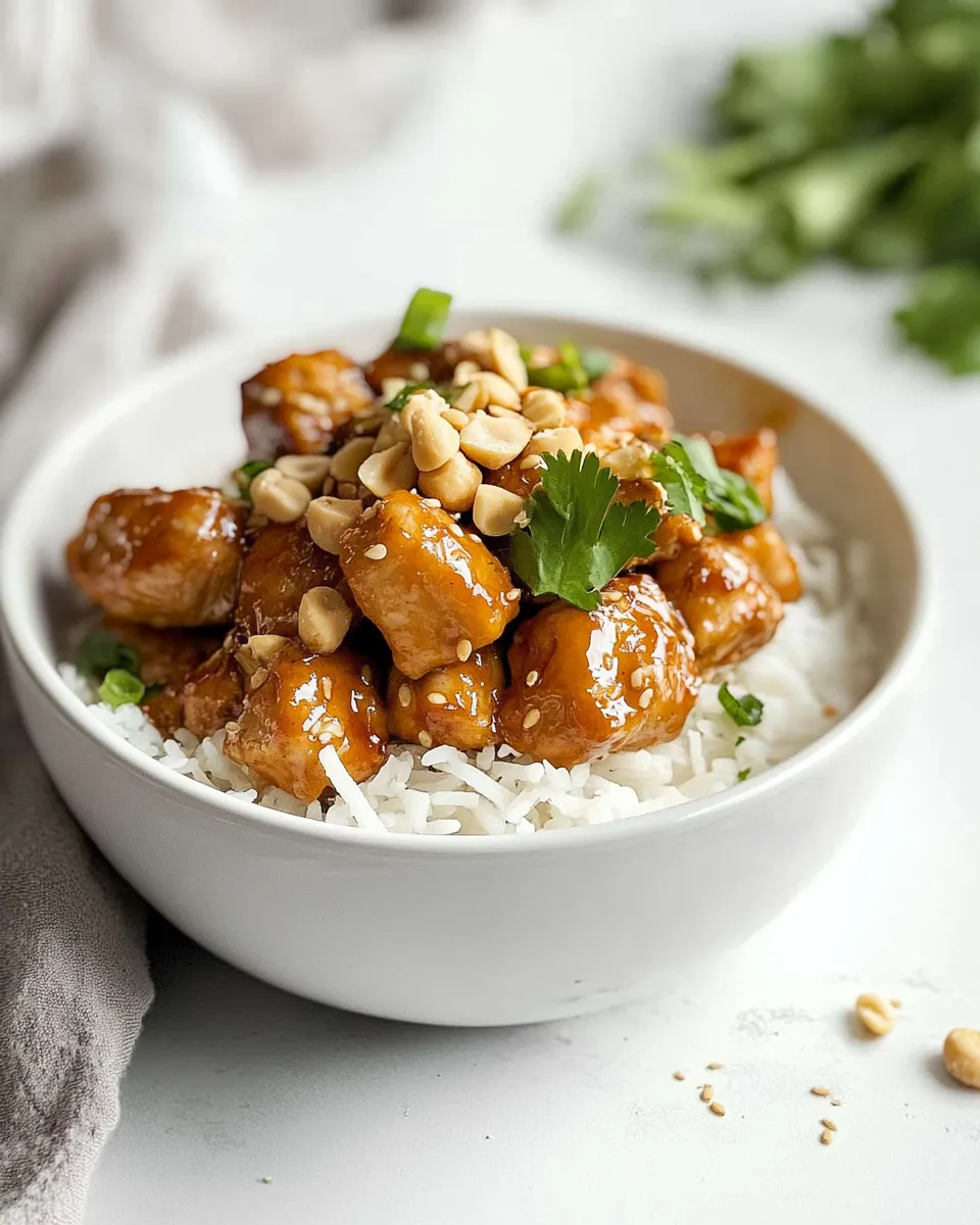 Easy Peanut Chicken Recipe picture