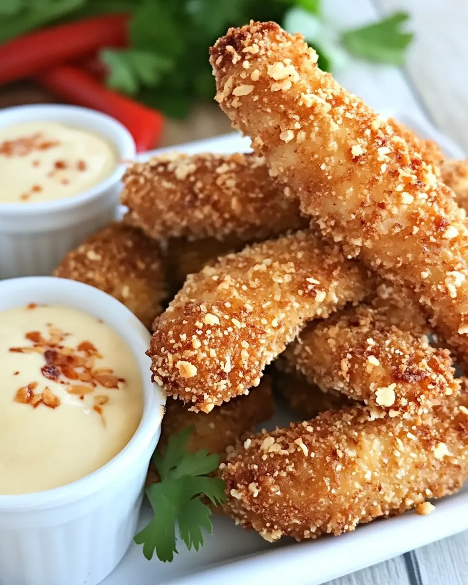 Classic Peanut Crusted Chicken Fingers dish photo