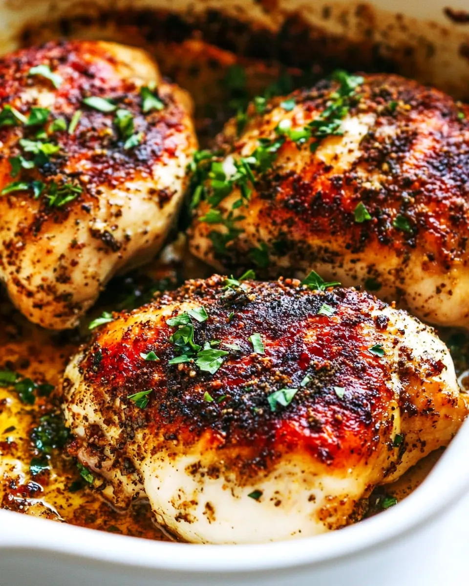 Classic Perfect and Juicy Baked Chicken dish photo