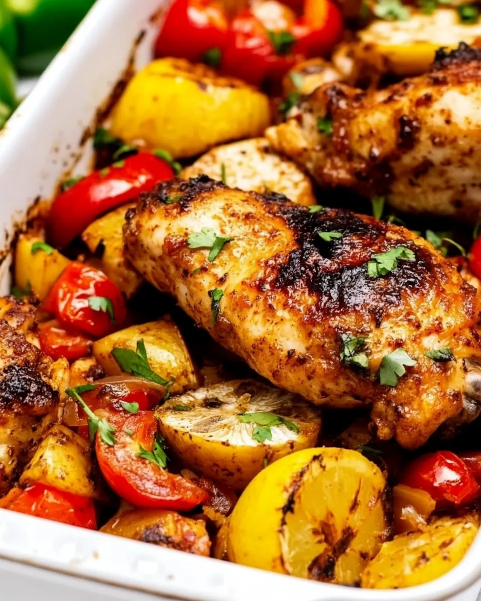 Delicious Peri Peri Chicken Tray Bake recipe photo