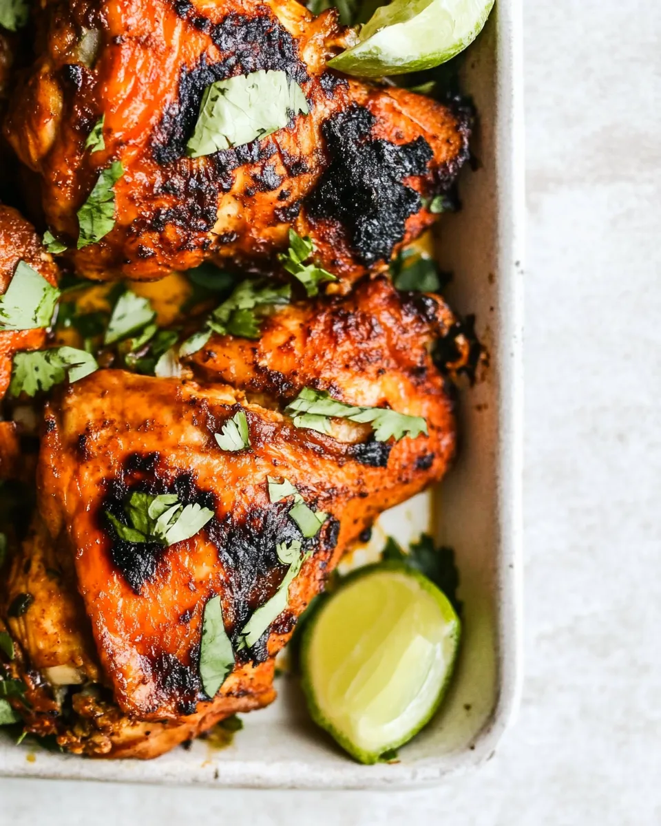 Delicious Peruvian Chicken shot