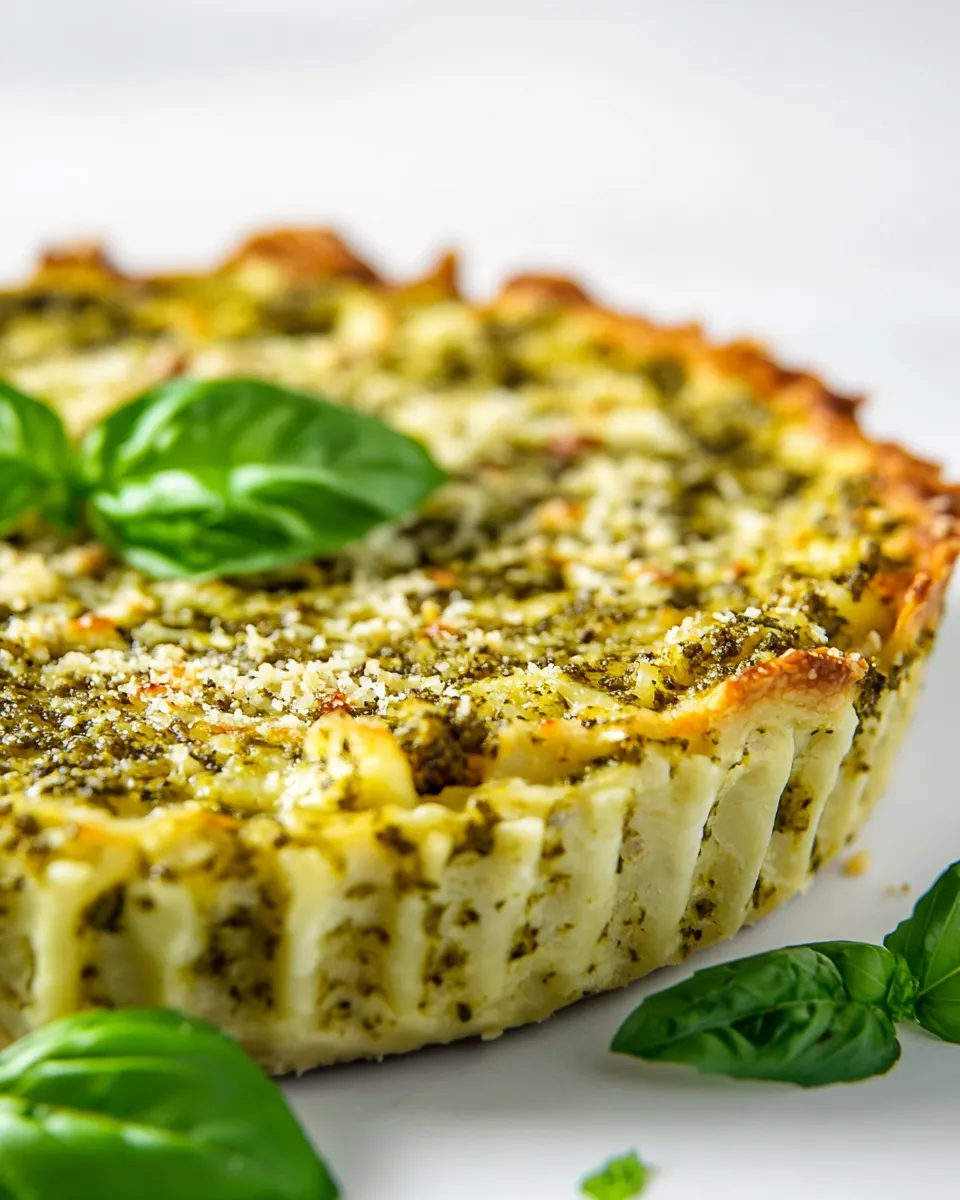Perfect Pesto Bucatini Pie. image
