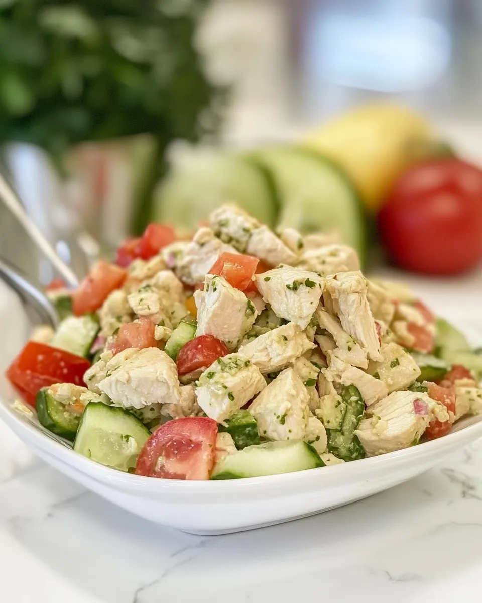 Classic Pesto Chicken Salad image