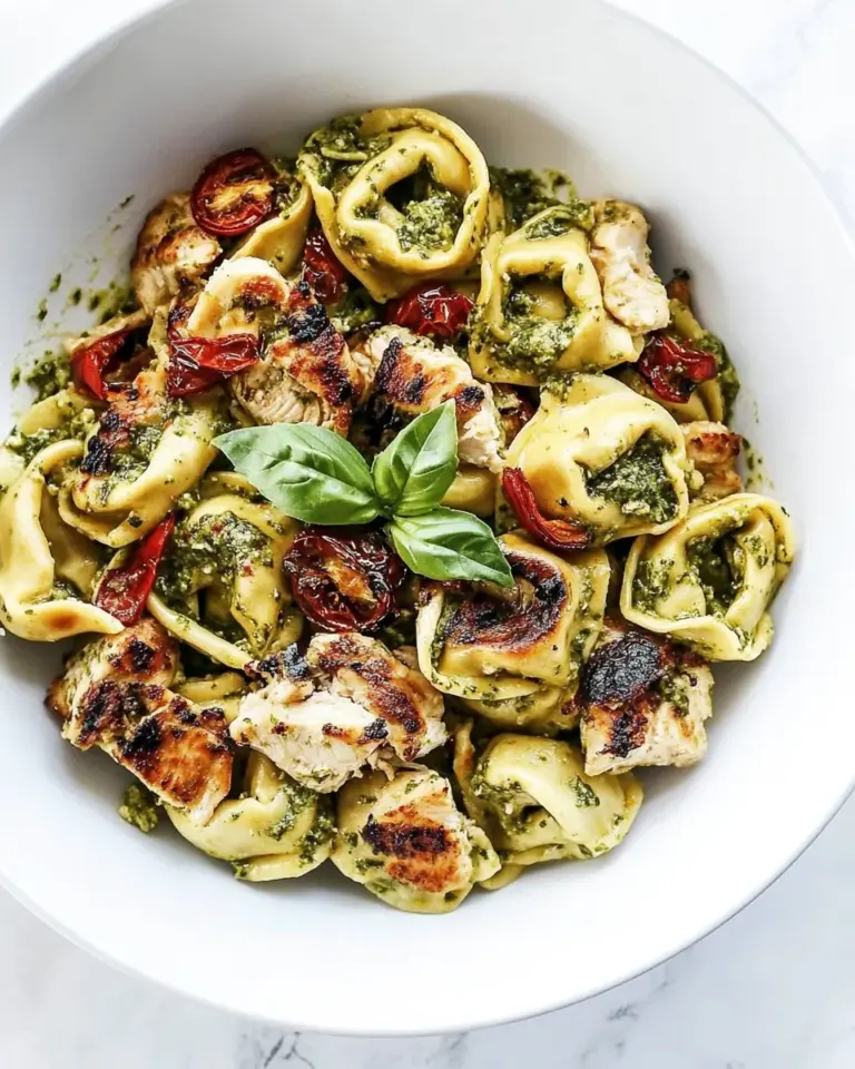 Easy Pesto Chicken Tortellini photo
