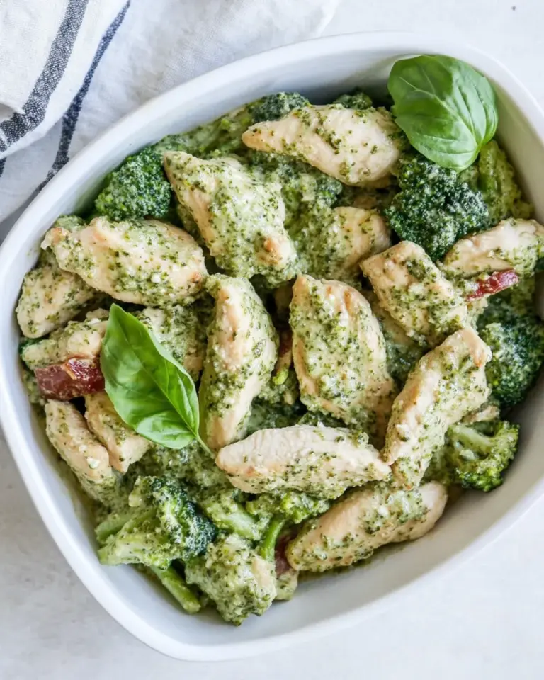 Homemade Pesto Chicken and Broccoli (Paleo, Keto) recipe photo