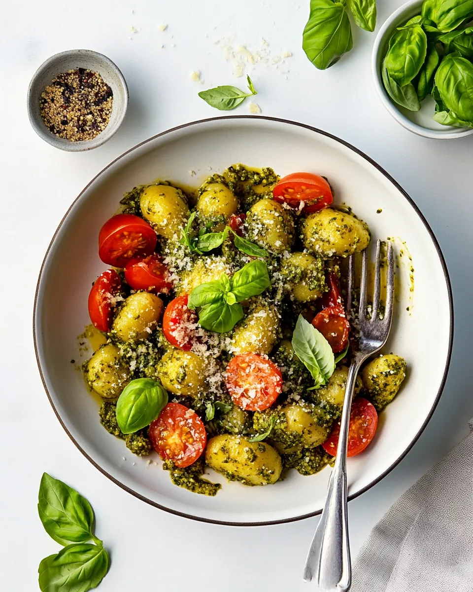 Delicious Pesto Gnocchi image