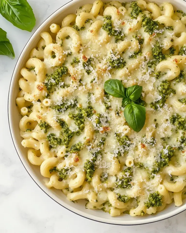 Homemade Pesto Havarti Macaroni photo