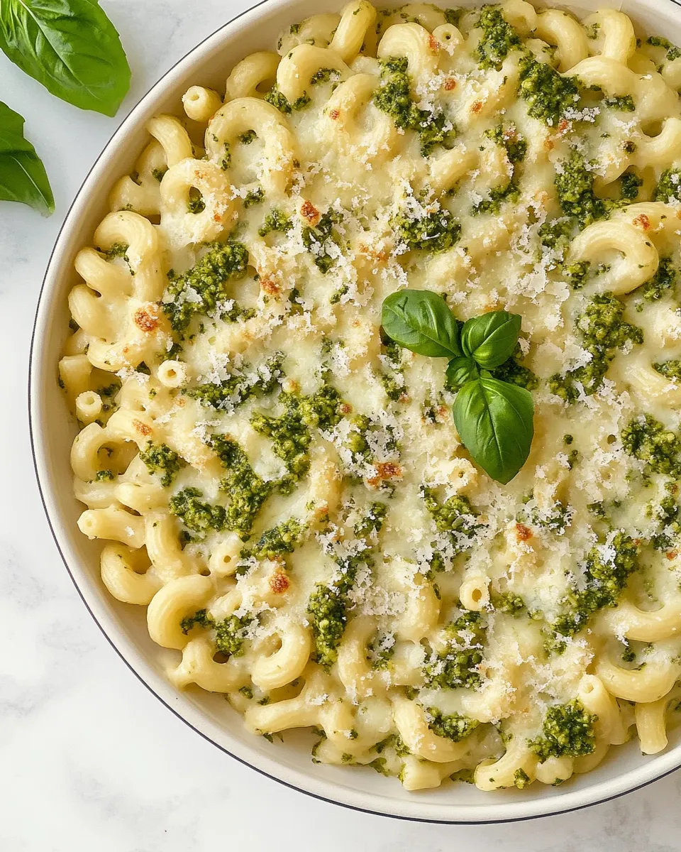 Homemade Pesto Havarti Macaroni photo